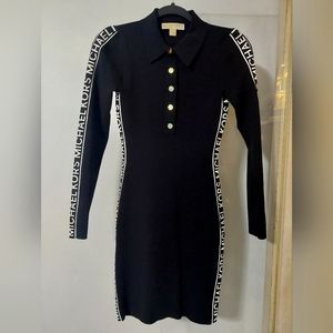 Michael Kors bodycon logotape dress